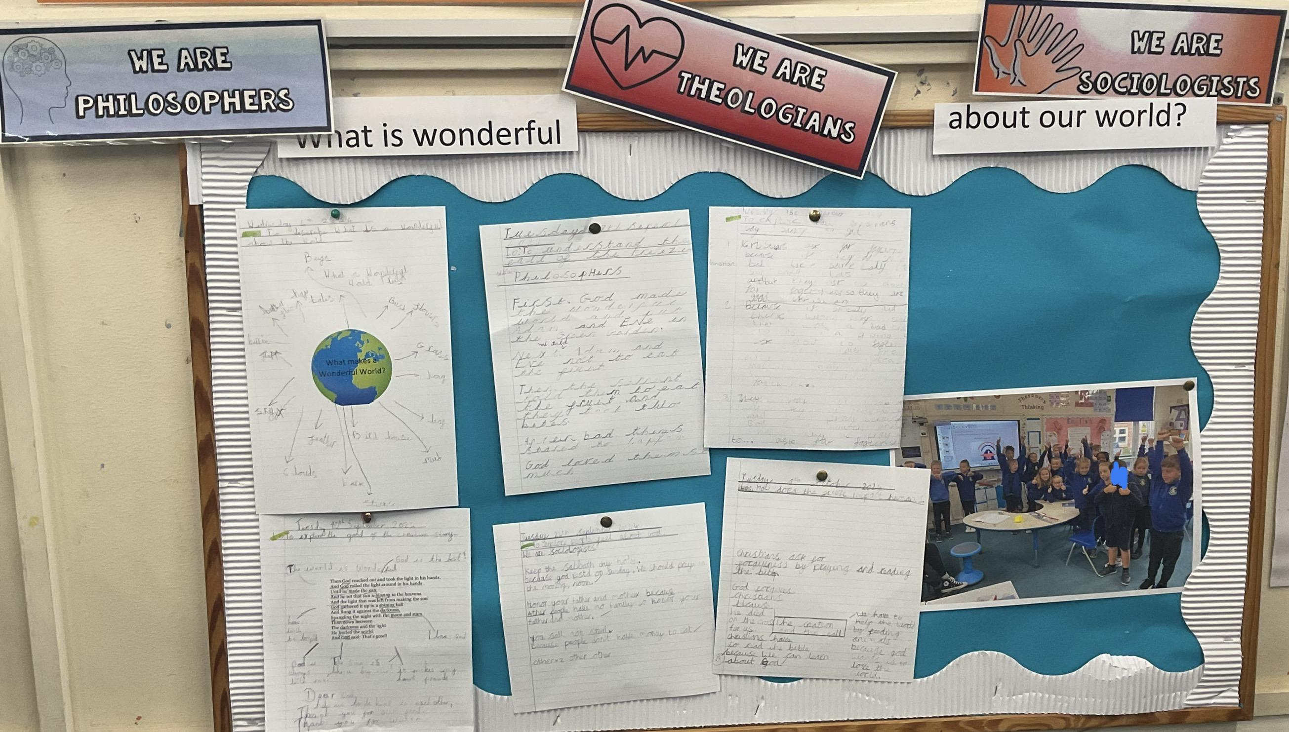 Redwood class had some amazing ideas as to what makes Earth so wonderful!
